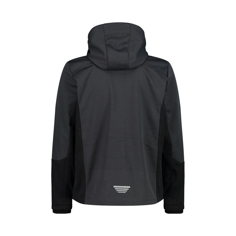 Chaqueta Cmp MAN JACKET ZIP HOOD ANTRACITE