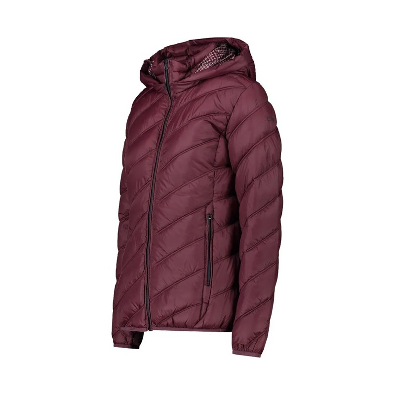 Jakna Cmp WOMAN SNAPS HOOD BURGUNDY