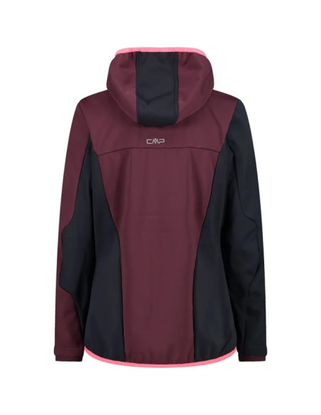 Chaqueta Cmp WOMAN FIX HOOD BURGUNDY