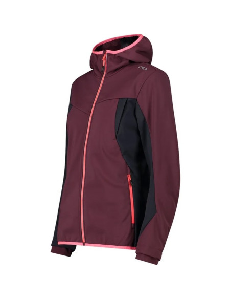 Jas Cmp WOMAN FIX HOOD BURGUNDY
