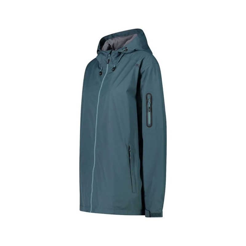 Jacket Cmp FIX HOOD PETROL