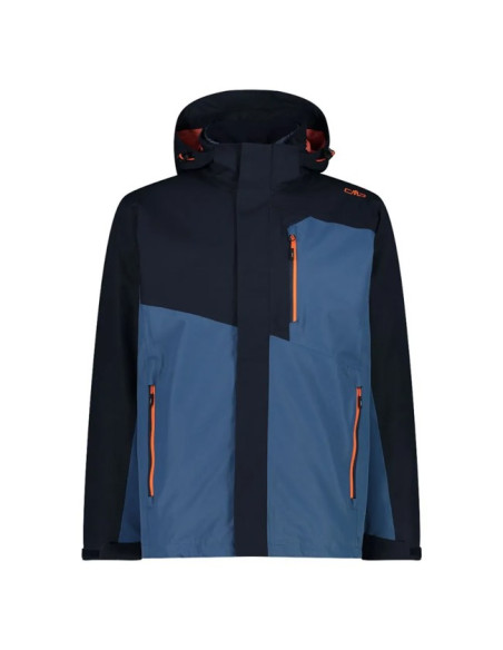 Takki Cmp MAN ZIP HOOD black blue