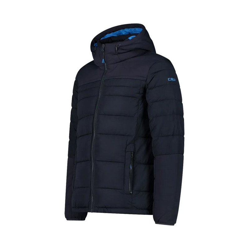 Jacke Cmp MAN JACKET FIX HOOD BLACK BLUE