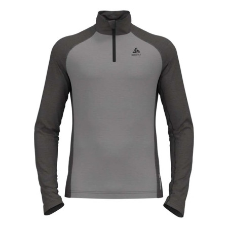 T-shirt Odlo BL TOP TURTLE NECK LS HZ NATURAL Grey Me