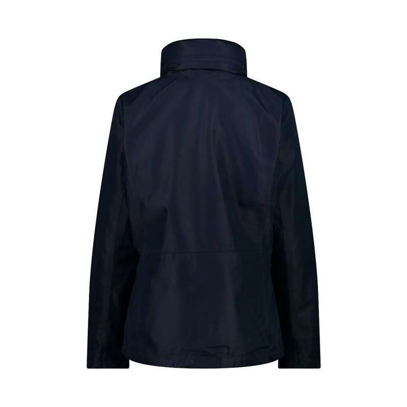 Jas Cmp WOMAN ZIP HOOD DETACHBLE BLUE