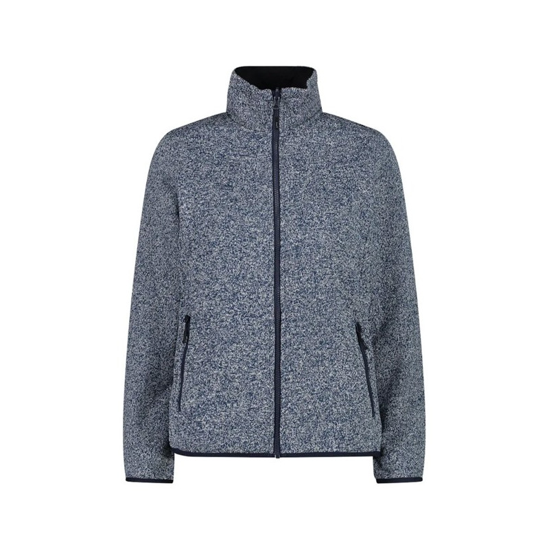 Jacka Cmp WOMAN ZIP HOOD DETACHBLE BLUE