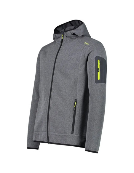 Polaire Cmp MAN JACKET FIX HOOD ANT-ACIDO