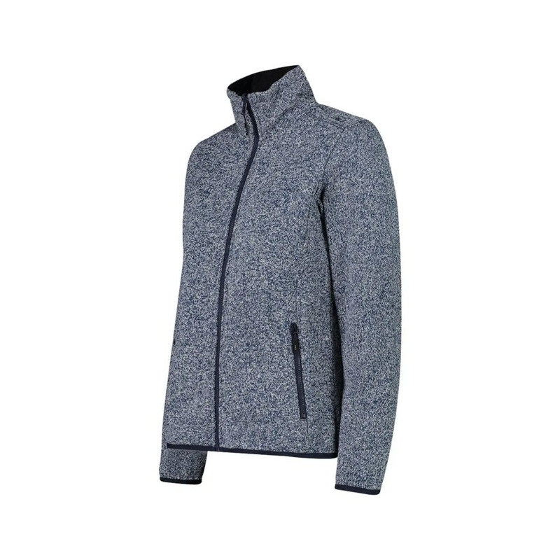 Jacke Cmp WOMAN ZIP HOOD DETACHBLE BLUE