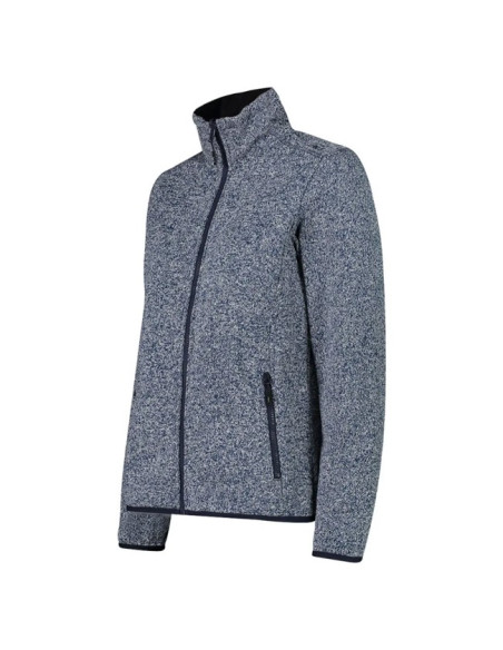 Jakke Cmp WOMAN ZIP HOOD DETACHBLE BLUE