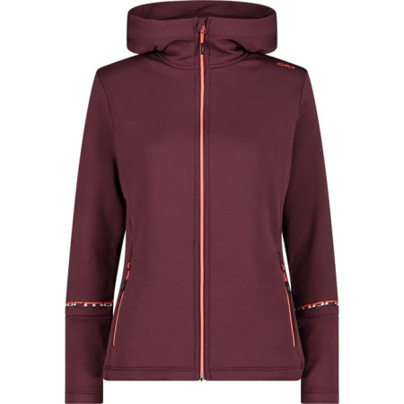 Polar Cmp WOMAN FIX HOOD BURGUNDY