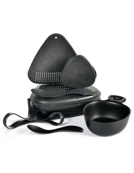 Kit Light My Fire OUTDOOR MEALKIT BIO SLATYBLACK