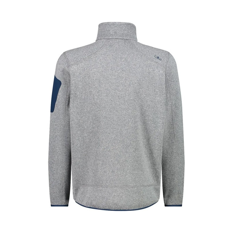 Fleeceová mikina Cmp MAN JACKET CEMENTO-BL