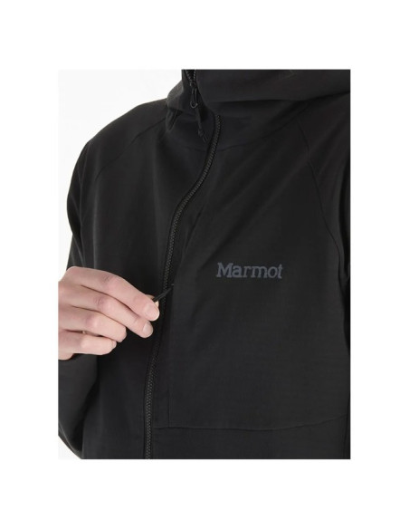 Jopica s kapuco Marmot WMS PINNACLE DRICLME Black