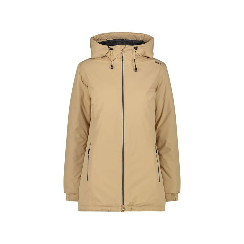 Jas Cmp WOMAN LONG FIX HOOD SESAMO