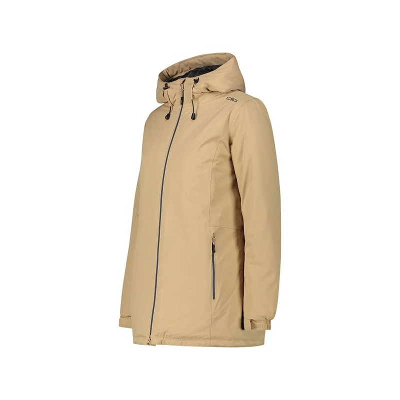 Jas Cmp WOMAN LONG FIX HOOD SESAMO