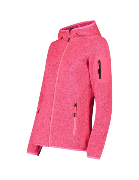 Polarfleece Cmp FIX HOOD GLOSS-ANT