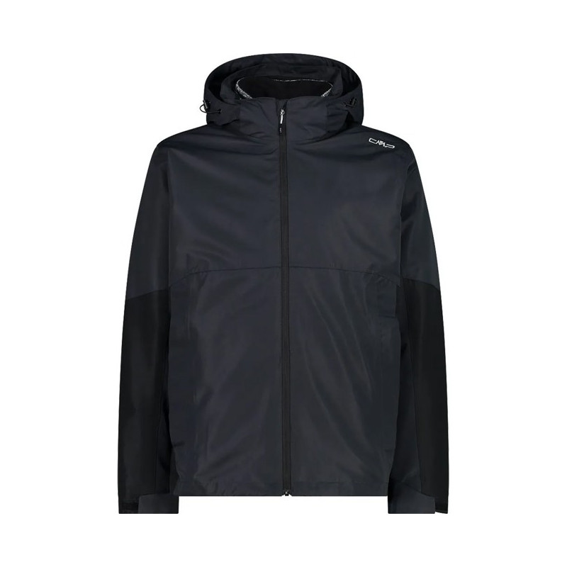 Jakke Cmp MAN ZIP HOOD DETACHABLE ANT