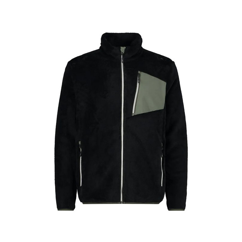 Polar fleece Cmp MAN JACKET NERO