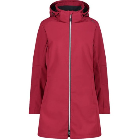 Dlouhá bunda s kapucí Cmp WOMAN ZIP HOOD ANEMONE