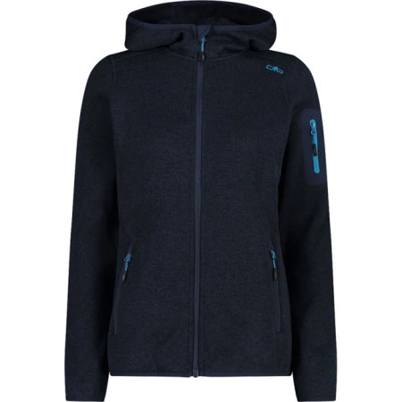 Pile Cmp WOMAN FIX HOOD B.BLUE-GIADA