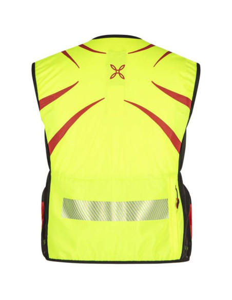Montura Workframe OPERATOR EVO 4 VEST Giallo Fluo/Rosso
