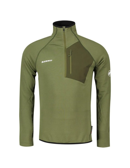 Flisinis megztinis Mammut AENERGY LIGHT ML HZ PULL M Marsh/Dark Ma