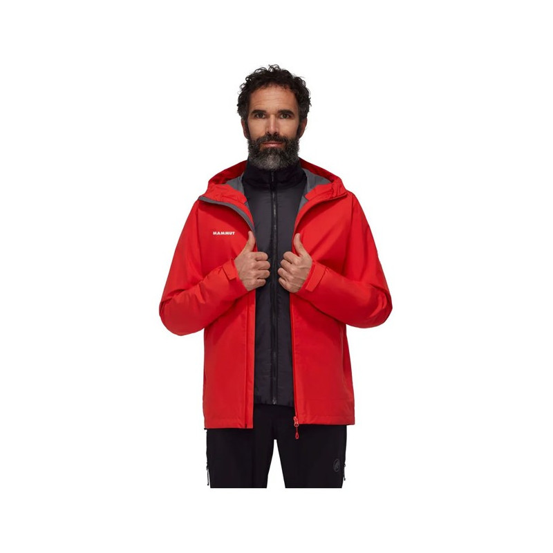 Kabát Mammut ALTO LIGHT 3 IN 1 HS Red/Black