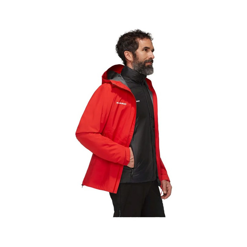 Jakke Mammut ALTO LIGHT 3 IN 1 HS Red/Black