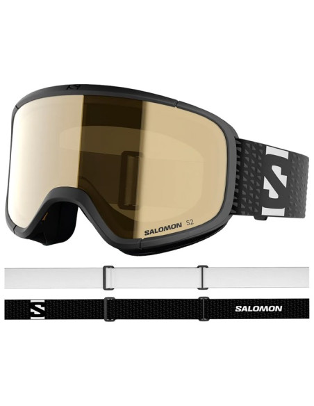 Máscara Salomon AKSIUM 2.0 ACCESS LBF BK/Gold