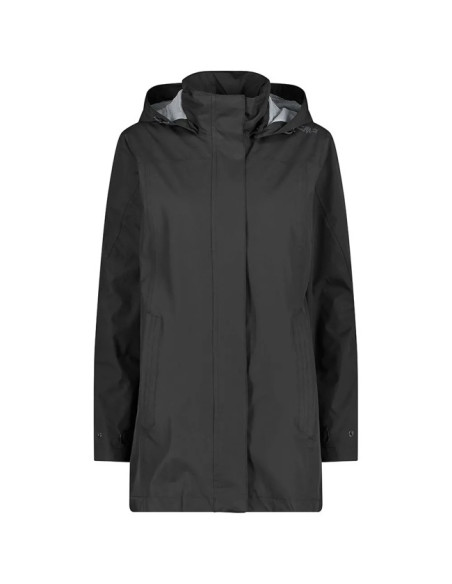 Chaqueta Cmp WOMAN SNAPS HOOD NERO