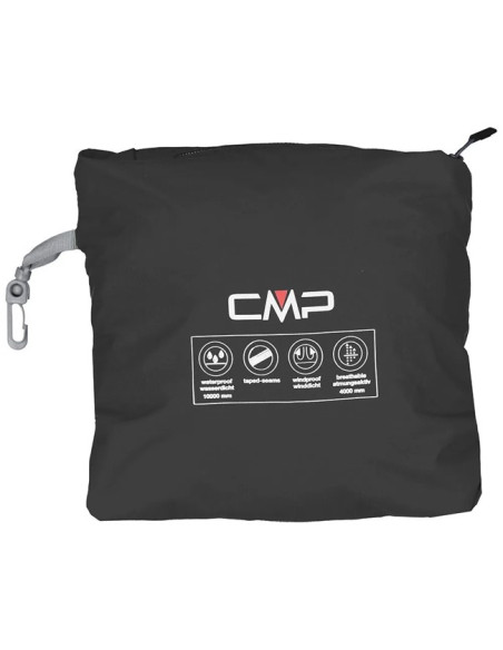 Jacket Cmp WOMAN SNAPS HOOD NERO