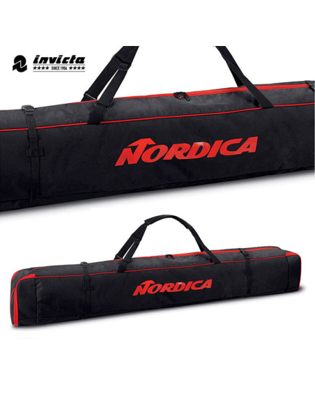 Bolsa de esqui Nordica SINGLE SKI BAG (ECO FABRIC) BLACK