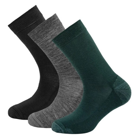 Calze Devold DAILY MERINO MEDIUM SOCK 3PK Woods Mix
