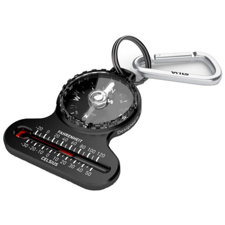 Silva Pocket brújula-termómetro