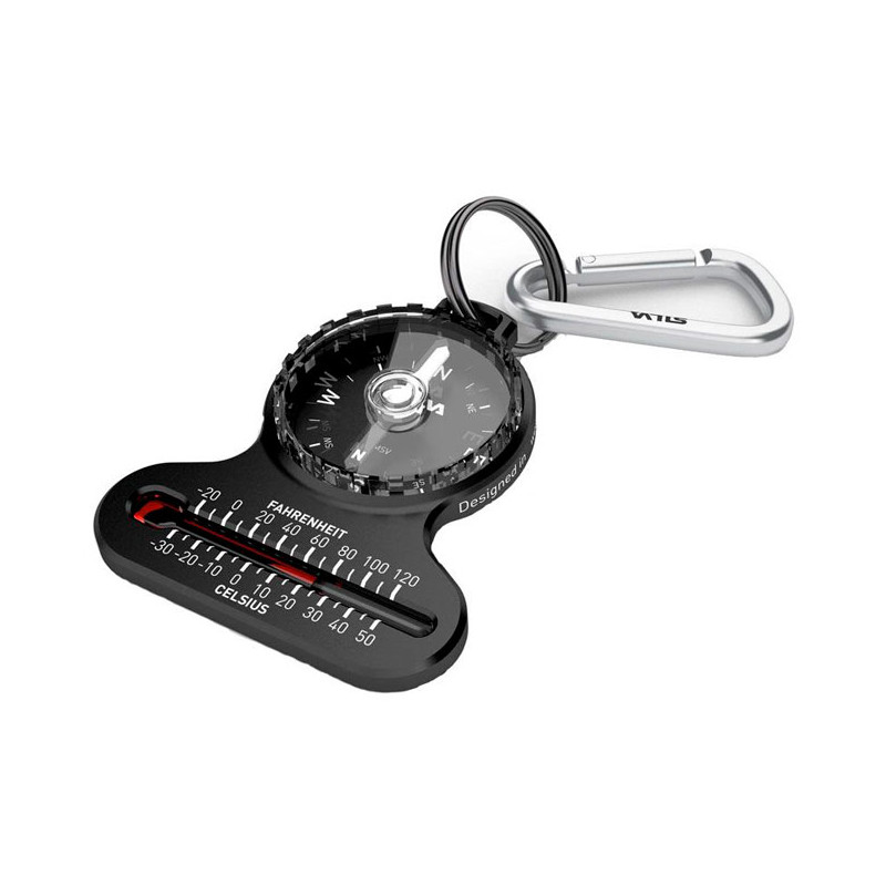 Silva Pocket brújula-termómetro