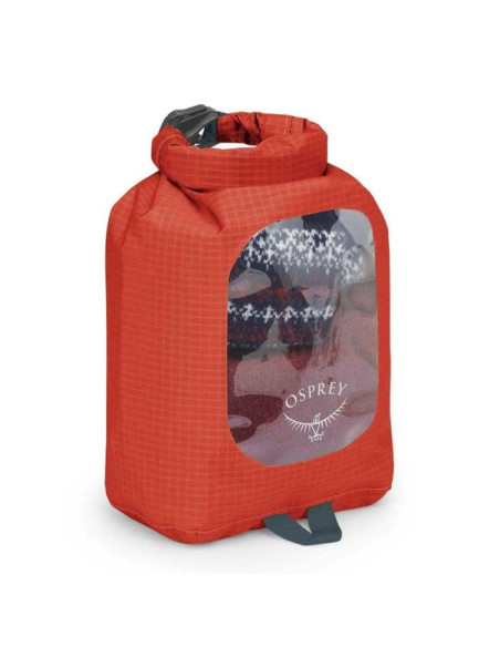 Maišas Osprey DRY SACK 3 W/WINDOW Mars Orange