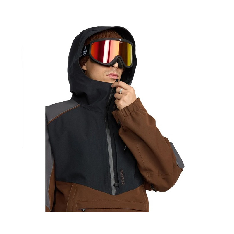 Jacke Volcom BRIGHTON PULLOVER Brown