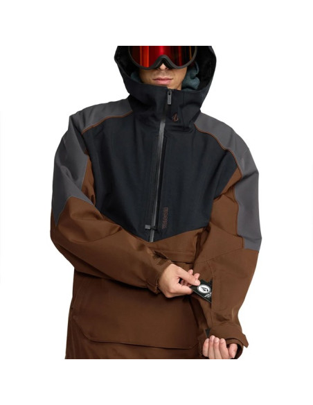 Casaco Volcom BRIGHTON PULLOVER Brown