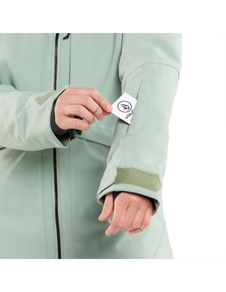 Kabát Volcom SHELTER 3D STRETCH JKT Sage Frost