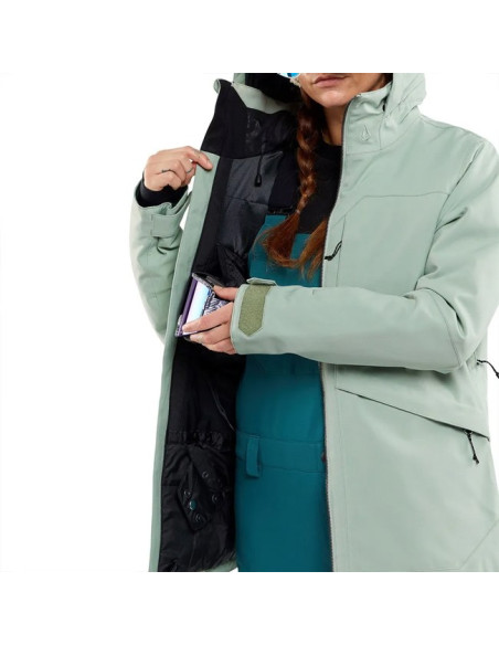 Takki Volcom SHELTER 3D STRETCH JKT Sage Frost