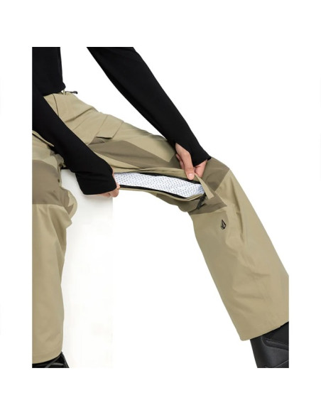 Nohavice Volcom RNGE STRETCH 30K PANT Moss Green