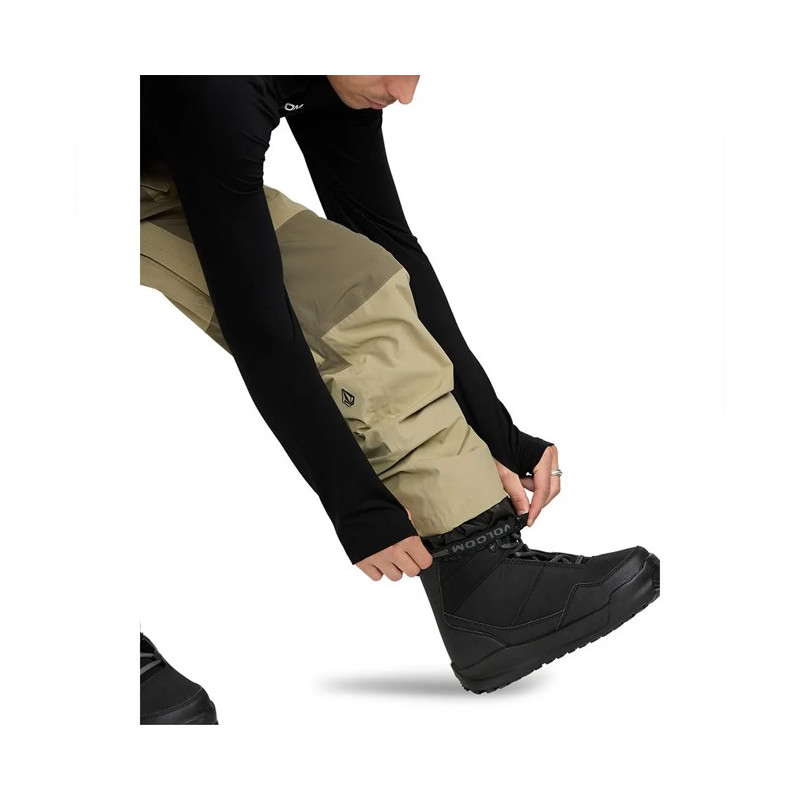 Hosen Volcom RNGE STRETCH 30K PANT Moss Green