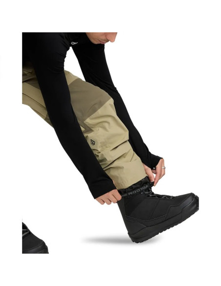 Pantalon Volcom RNGE STRETCH 30K PANT Moss Green