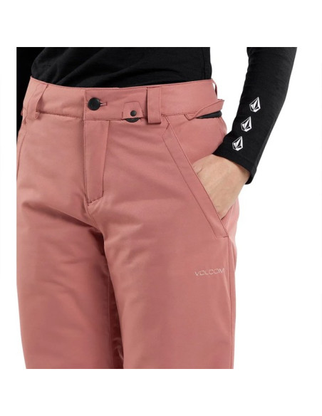 Kalhoty Volcom FROCHICKIE INS PANT Earth Pink