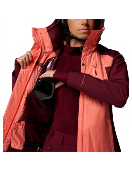 Jacket Columbia Snowy Summit™ Insulated ws Red