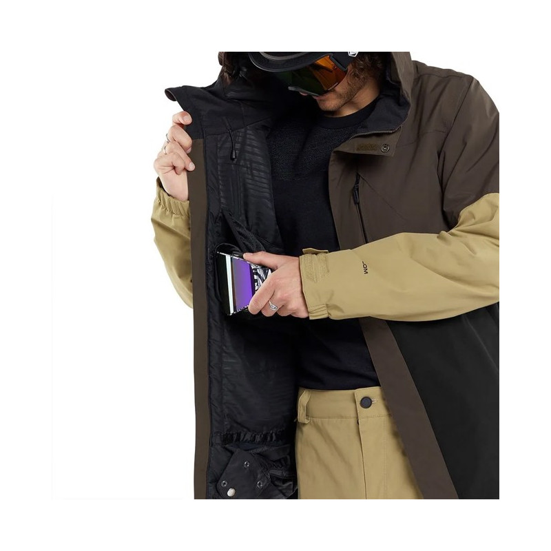 Takki Volcom L INS JKT Brown