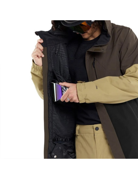 Kabát Volcom L INS JKT Brown