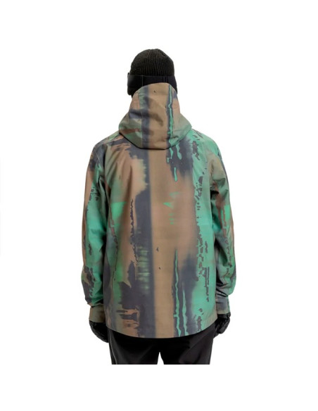 Jacke Quiksilver MULDROW Bloomfade Dark Ivy