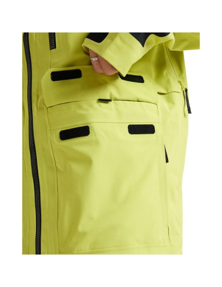 Jacket Quiksilver HIGHLINE PRO 3L Yellow Plum