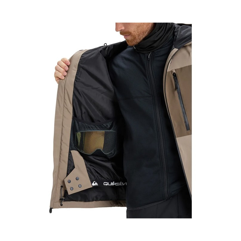 Chaqueta Quiksilver SYCAMORE SOLID Fallen Rock